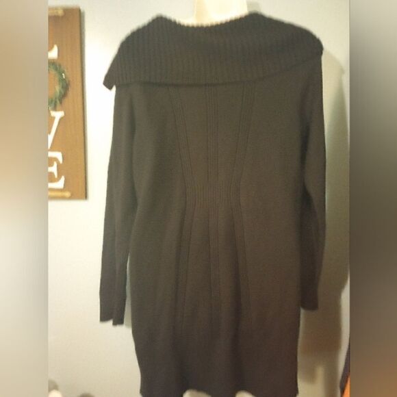 Style & Co. Black Acrylic shaw collar sweater with button accent - Picture 5 of 11